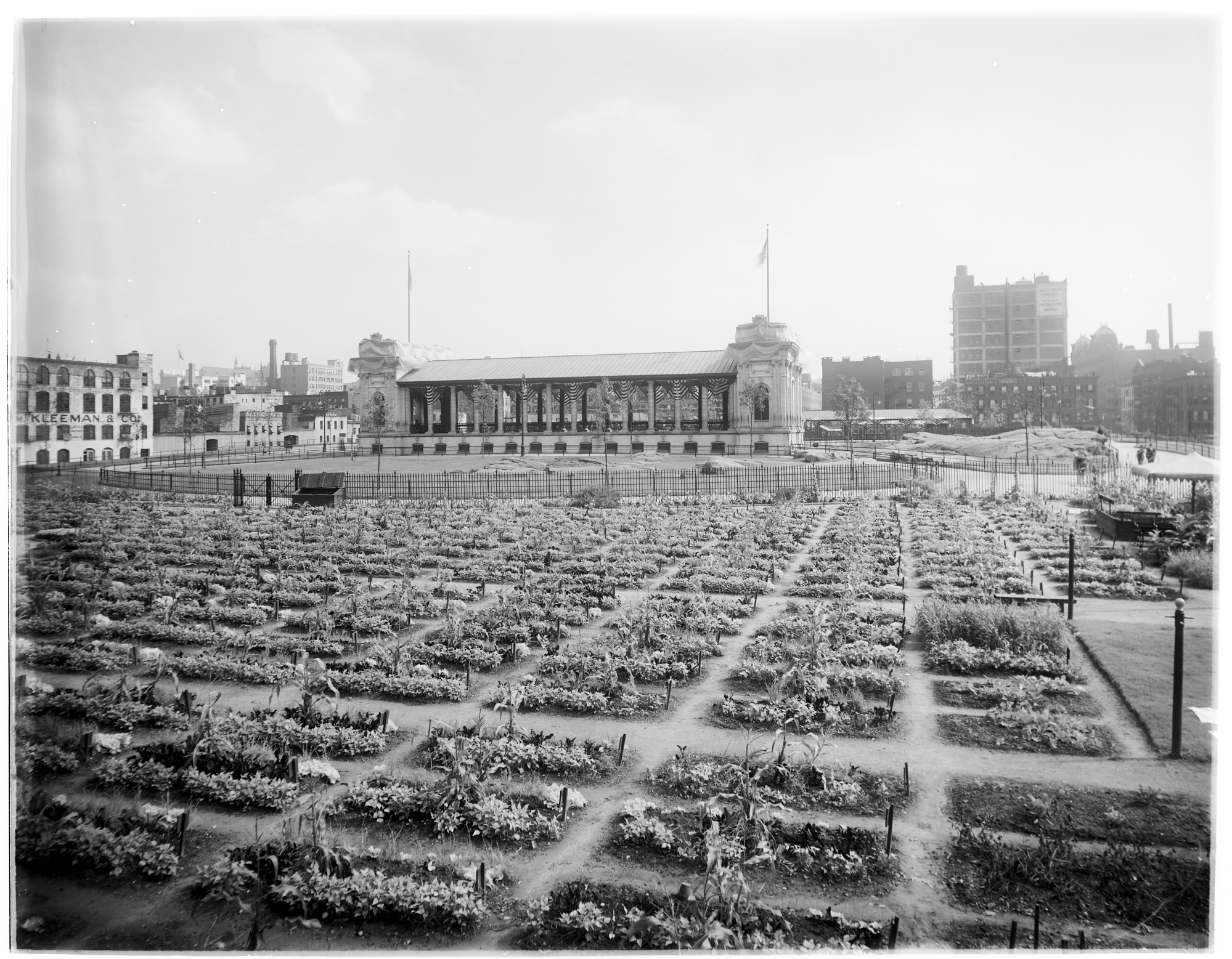 Photograph of Dewitt Clinton Park in New York, New York. October 1909