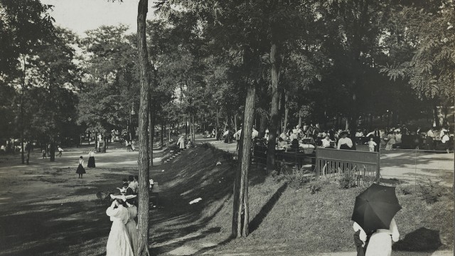 Image from the Archives of American Gardens Collection of Reservoir Park, Harrisburg, PA. 1905.