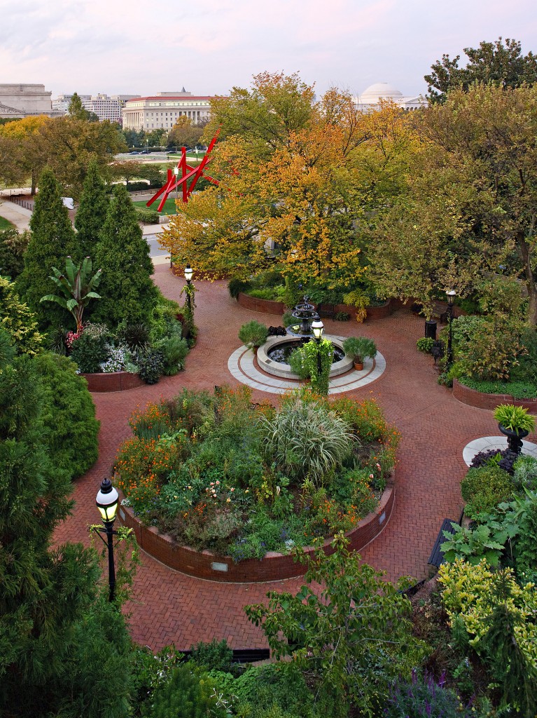 Aerial view of the Ripley Garden