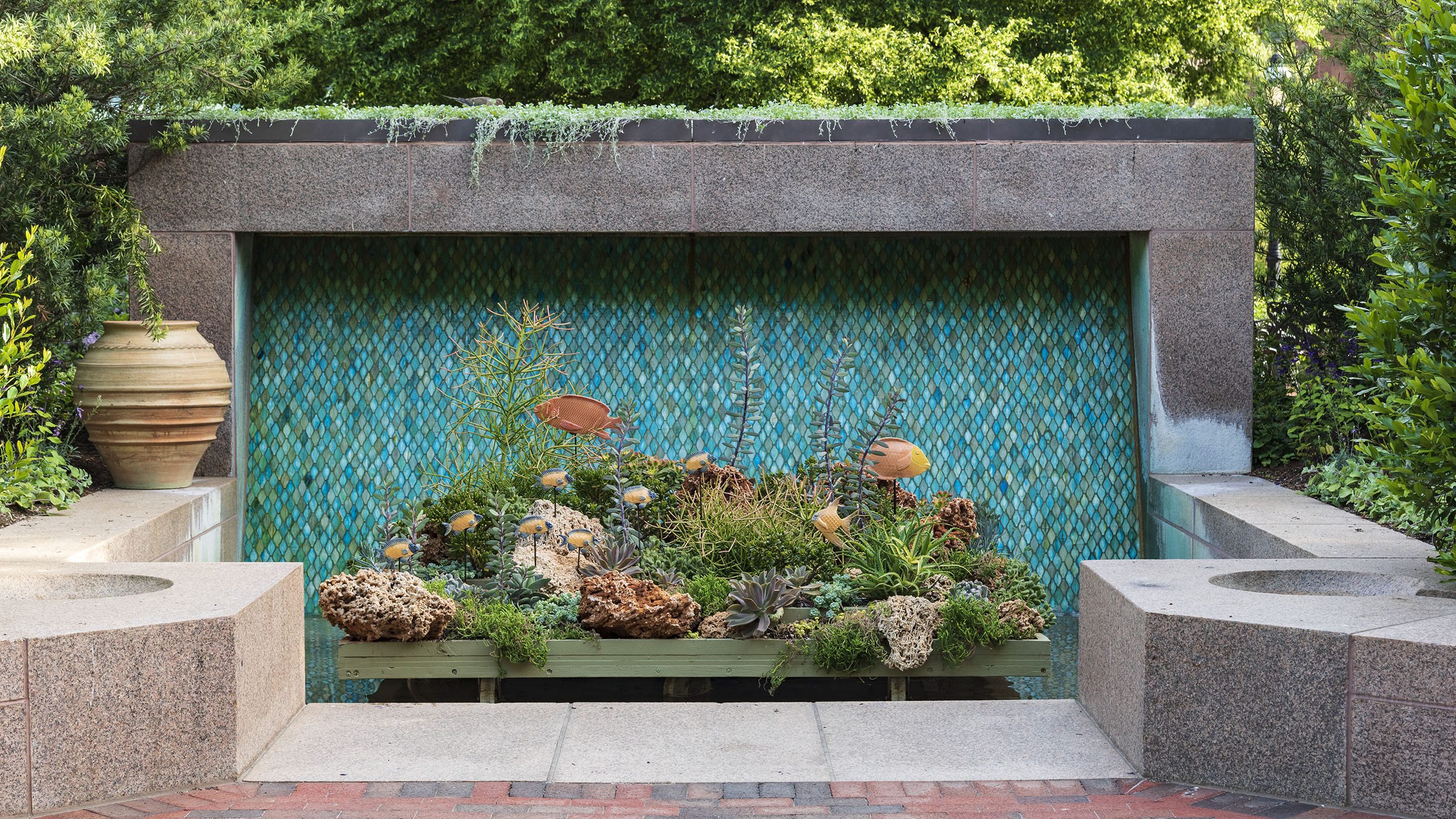 Foundation of the Sea in the Enid A. Haupt Garden Fountain Garden