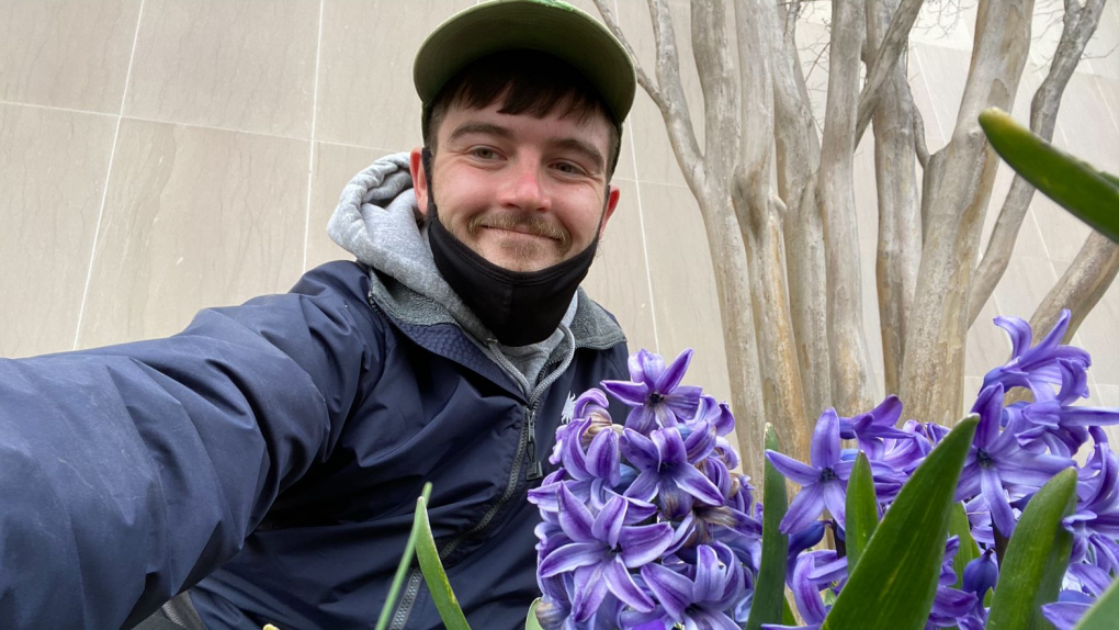 Philip Evich, horticulturist for Smithsonian Gardens