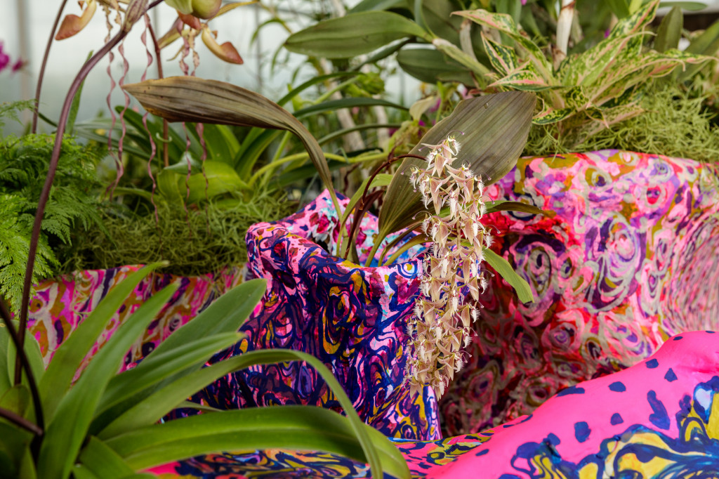 Cache pots for orchids in the Smithsonian Gardens Orchid Collection. Hannele Lahti, photographer.