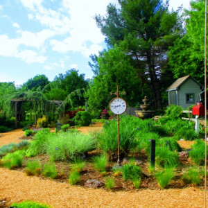 Sunshine in the Demonstration Garden