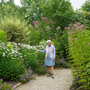 4. Mary Palmer Dargan, landscape architect in Cashiers/Atlanta, redesigned the Hayes Fairchild Garden for a total experience for all the senses. Sara Gaines, photographer.