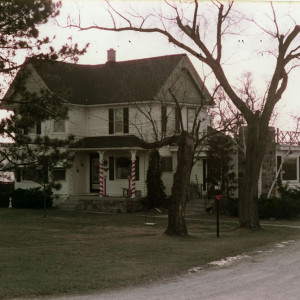 Aerial view of the Barg Family Homestead