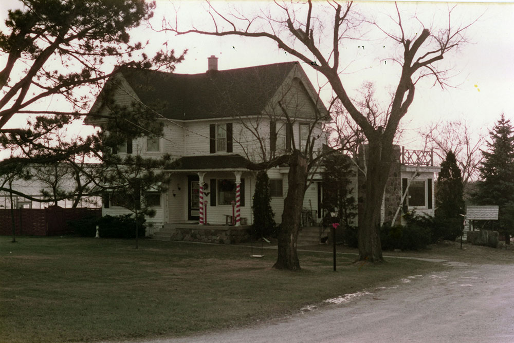 Aerial view of the Barg Family Homestead