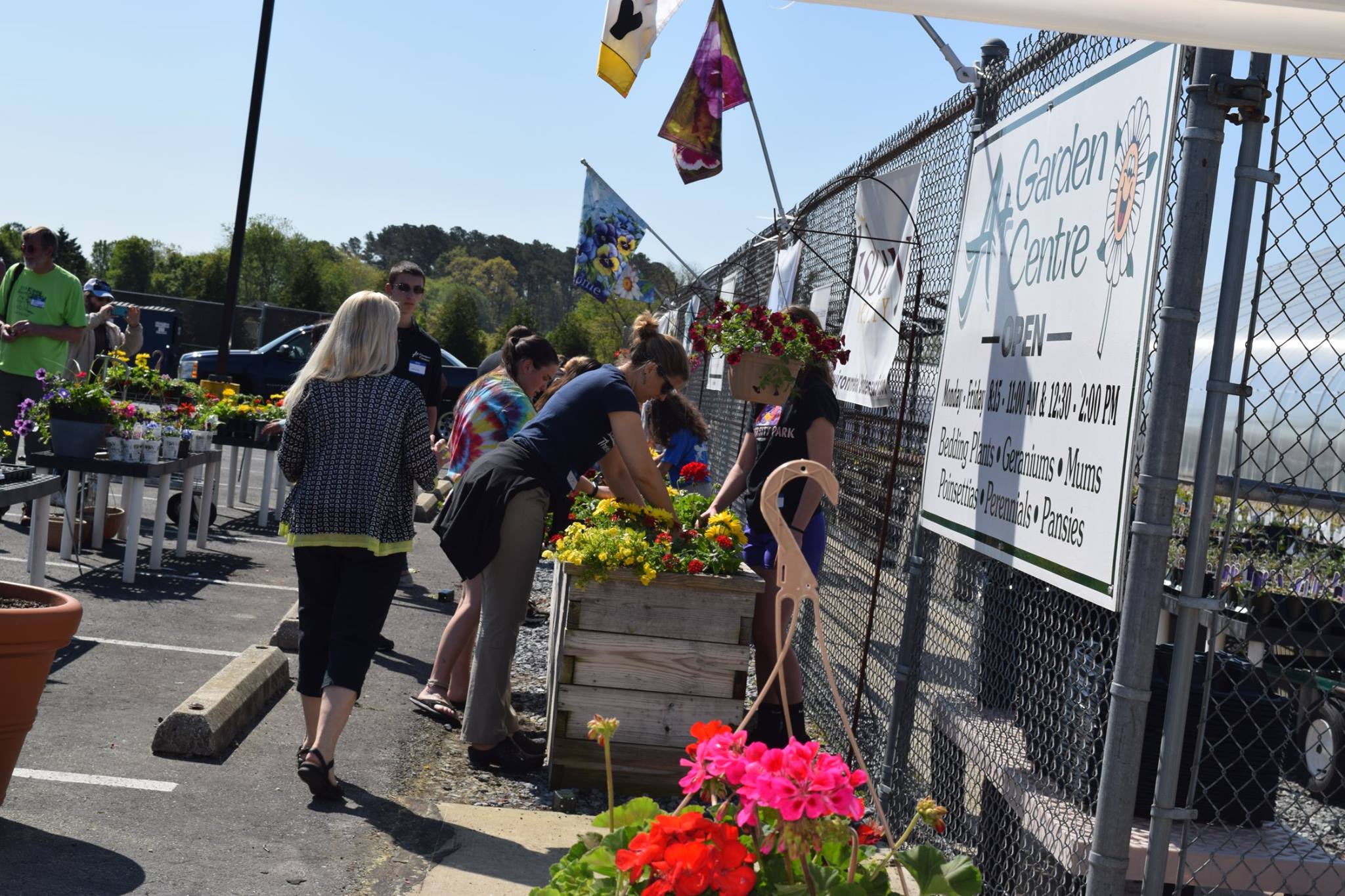 The exterior of the A+ Garden Centre