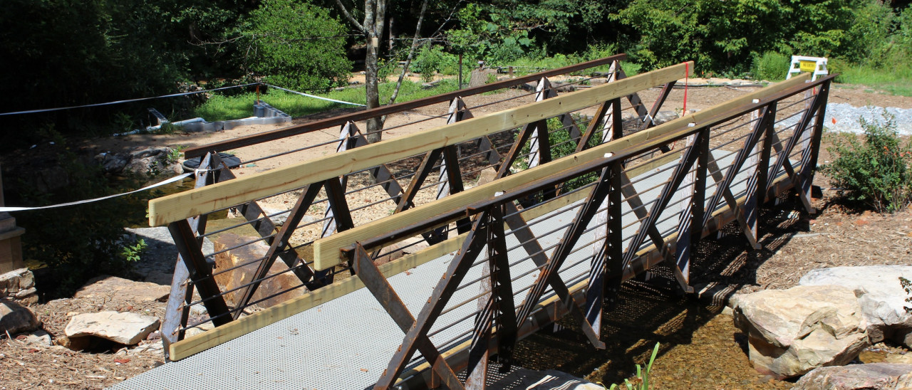 One of the eight new bridges