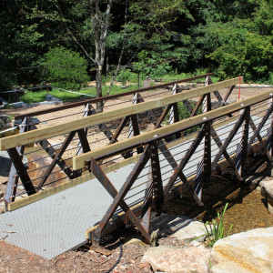 One of the eight new bridges