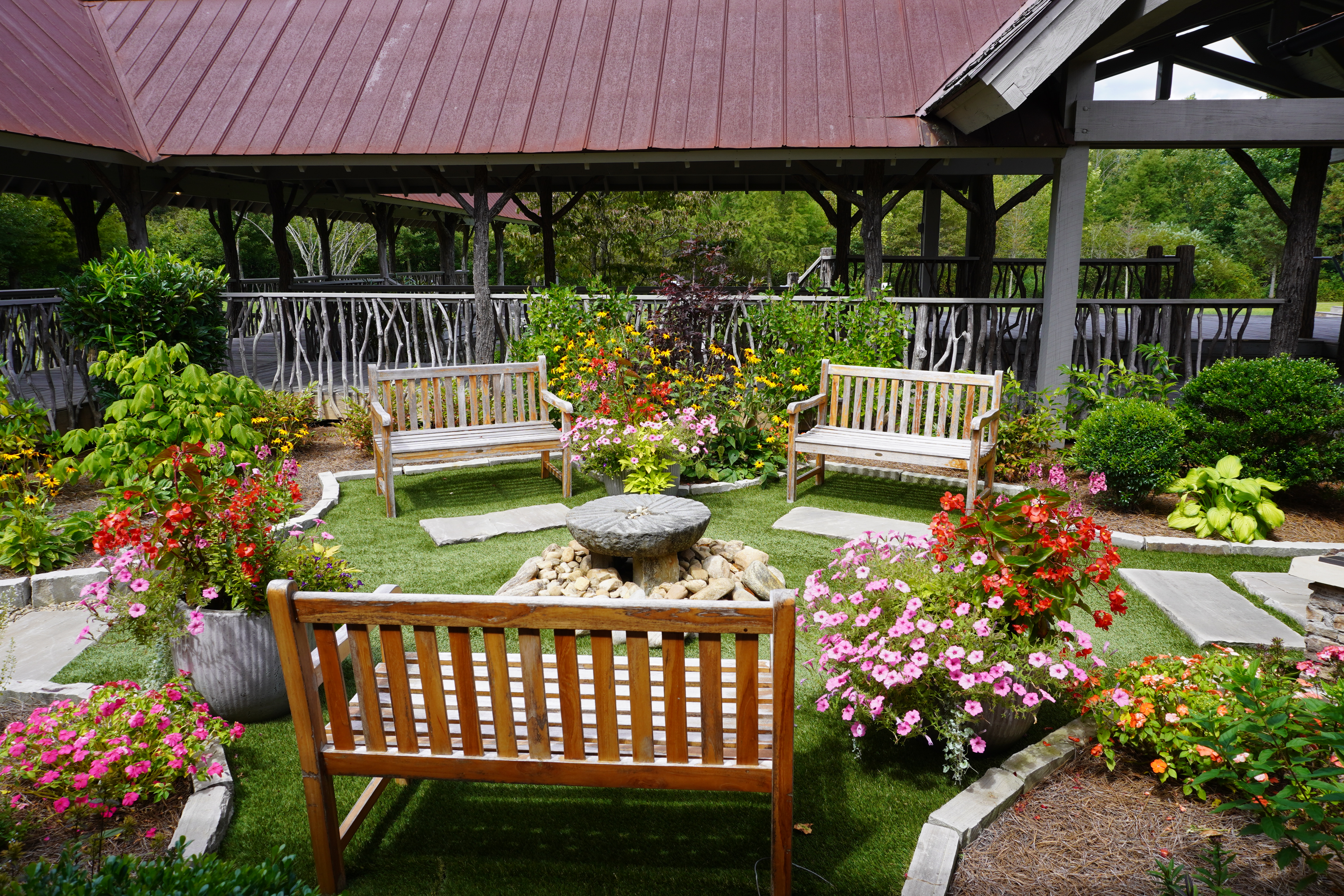 9. The Charles Towers Ragsdale Meditation Garden. Sara Gaines, photographer.