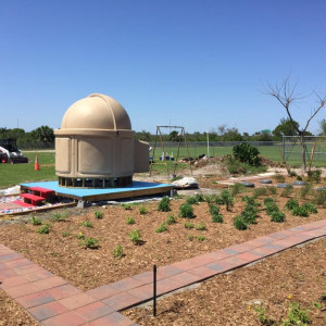 The butterfly garden attract pollinators to Marjory's Garden.