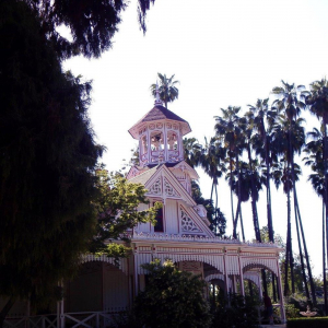 Los Angeles County Arboretum and Botanic Garden. The cottage was built in 1885-86 as part of the Baldwin estate.