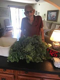 My 96-Year-Old Dad has a Green Thumb in West Virginia and kale.