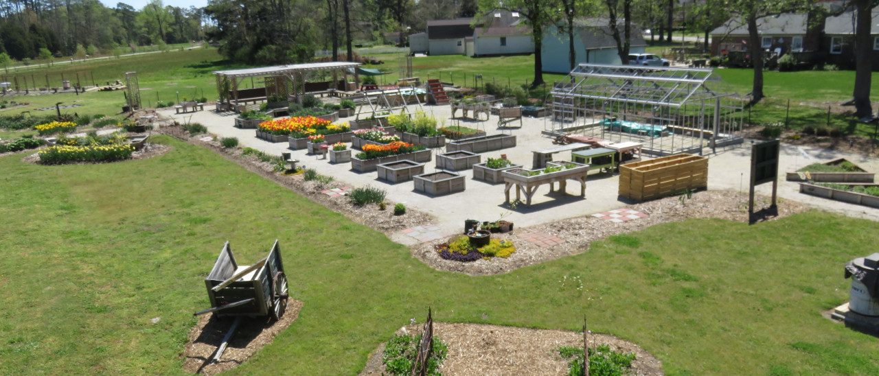 The Poquoson Learning Garden at the Poquoson Museum