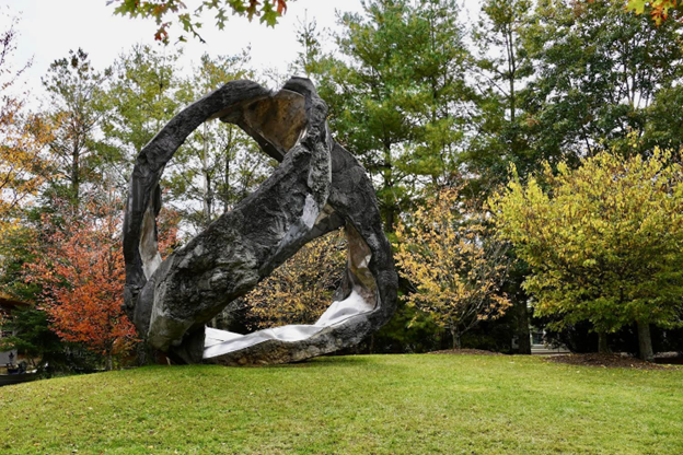 10. Giant steel lawn sculpture to dazzle every visitor. Sara Gaines, photographer.