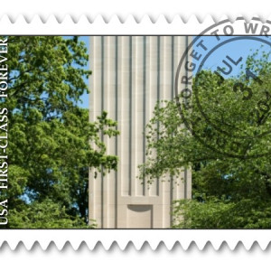 A semi-postal stamp raises funds for charitable causes and brings greater awareness to social issues. Here, this group of teachers created a design for semi-postal prominently featuring the Wheeler Williams sculpture of Senator Robert A. Taft.