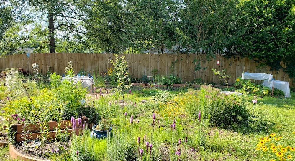 A backyard transformation at The ShawneeSun Garden.