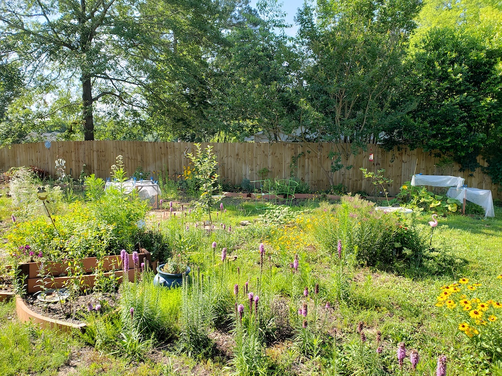 A backyard transformation at The ShawneeSun Garden.