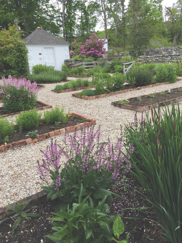 The space was formerly an herb garden maintained by the Millbrook Garden Club.