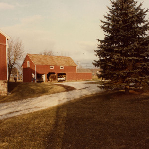 The main red barn was built in 1877. Photo courtesy of Peter J. Mandli, 2010.