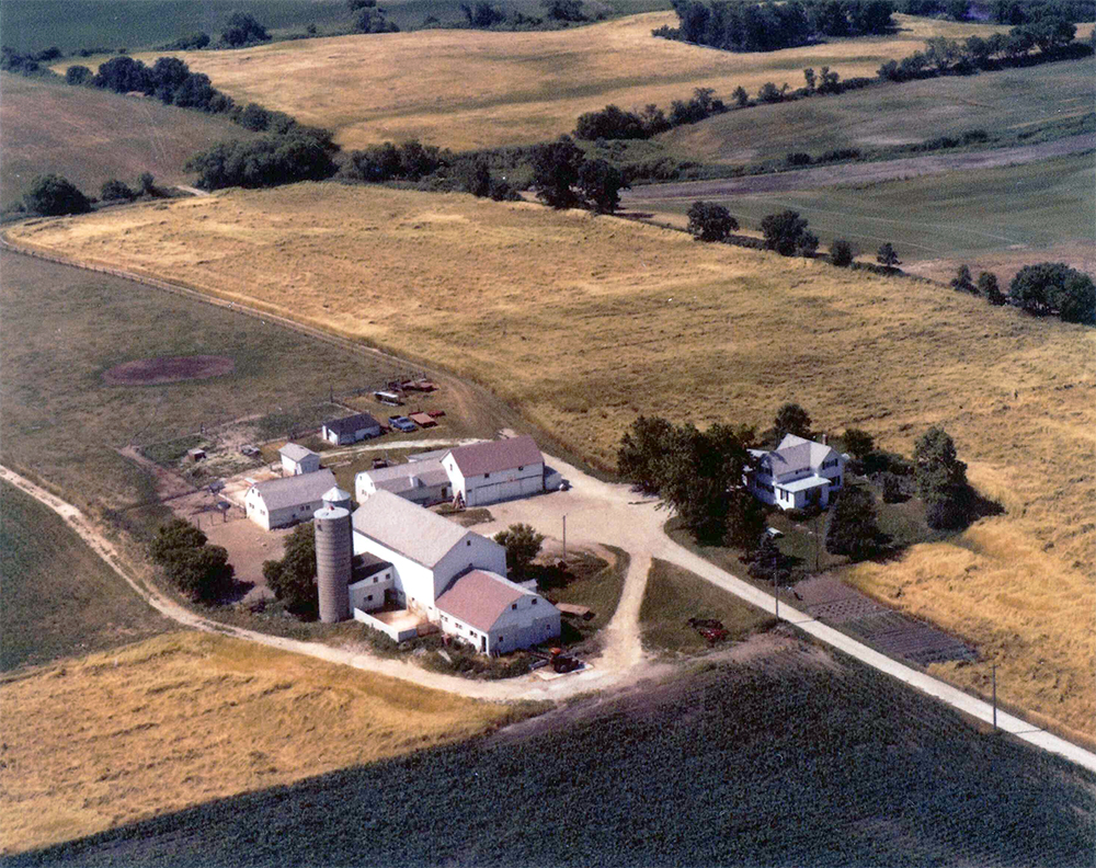 Photo of the Napientek farm taken by Jackie, who lives across the street. Jackie Ioder, photographer.