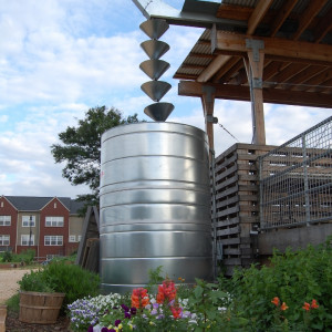 Community garden area