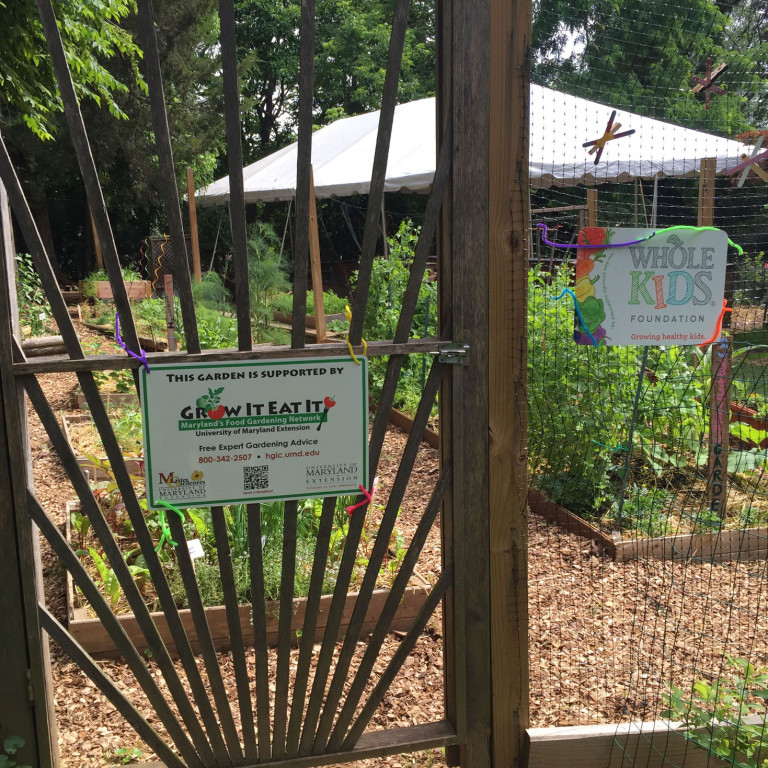 An entrance to the Children's Garden