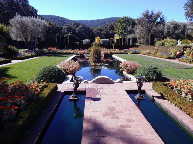 The Sunken Garden at Filoli garden,