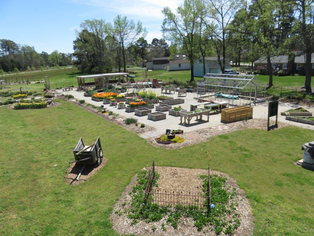 The Poquoson Learning Garden at the Poquoson Museum