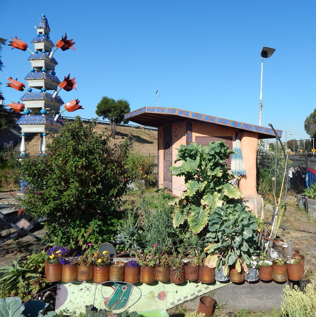 A view of the tool shed