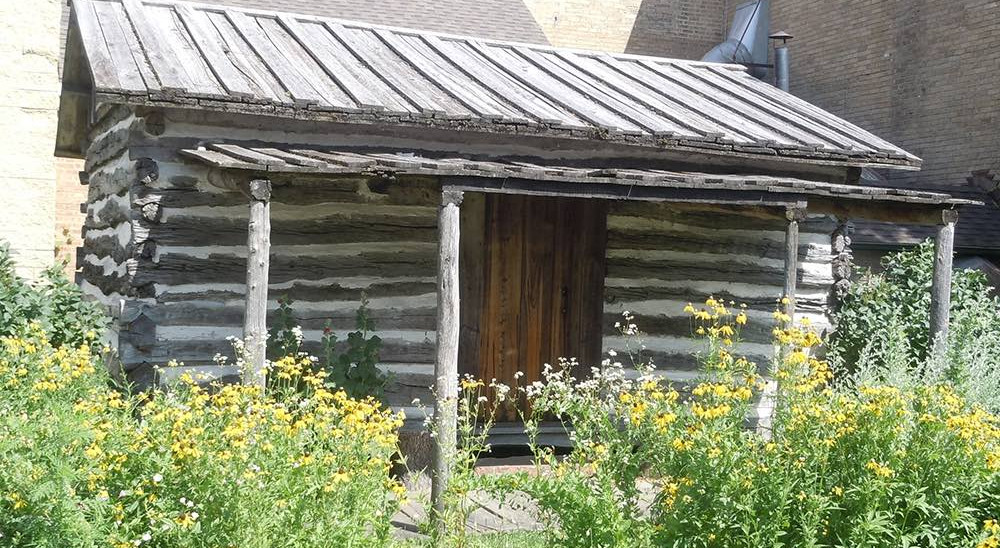 Gannon cabin and kitchen garden