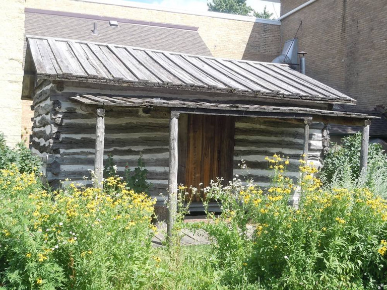 Gannon cabin and kitchen garden