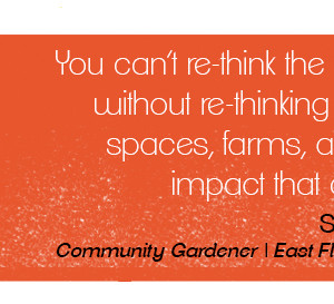 Community gardener and grant recipient.