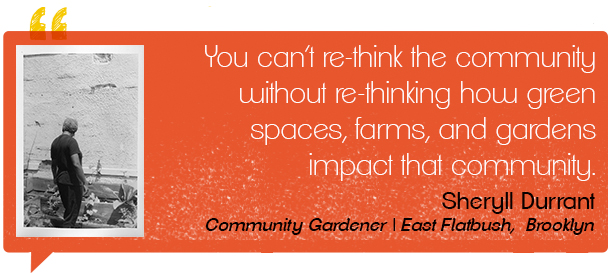 Community gardener and grant recipient.