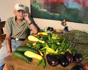 My 96-Year-Old Dad has a Green Thumb in West Virginia and the first year's crops.