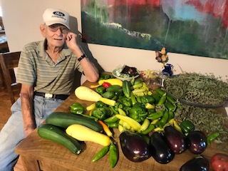 My 96-Year-Old Dad has a Green Thumb in West Virginia and the first year's crops.