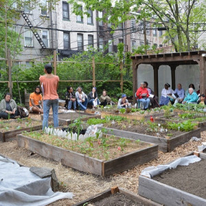 Community gardener and grant recipient