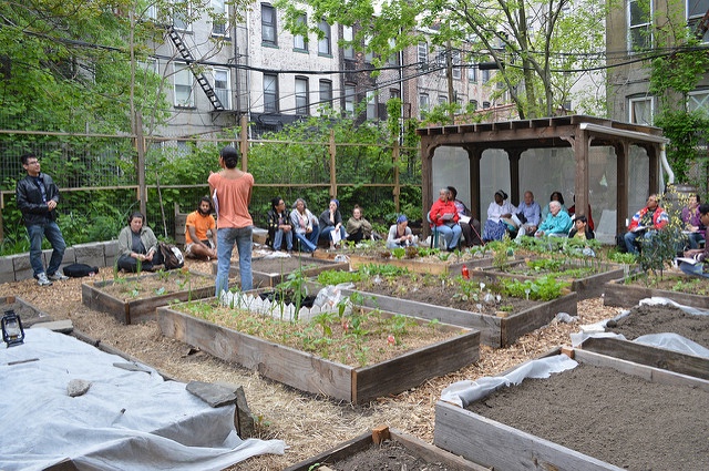 Community gardener and grant recipient