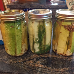 Homemade pickles