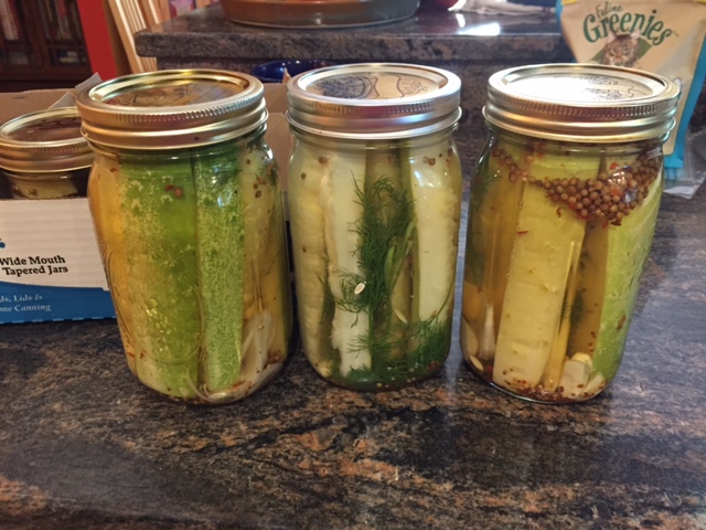 Homemade pickles