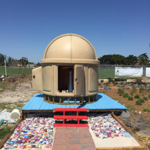 The outdoor classroom at Marjory's Garden.