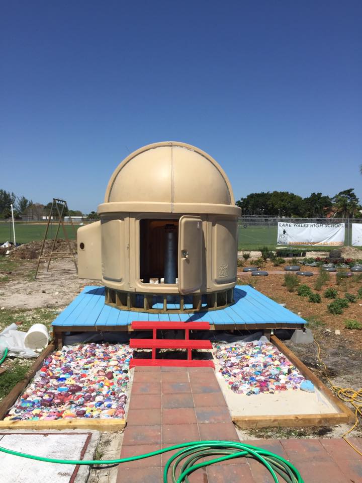 The outdoor classroom at Marjory's Garden.