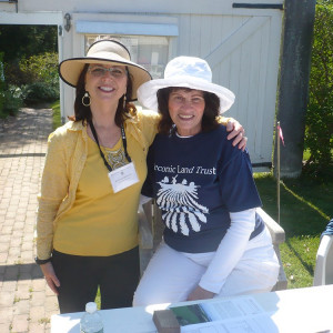 Bridge Gardens in spring with Kathy Kennedy and Linda Massis.