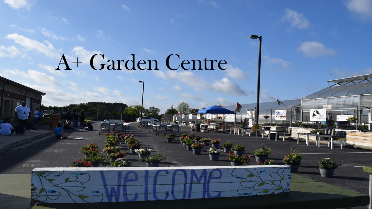 Student and community members manage the horticulture program at Parkside High School, which includes a retail component.