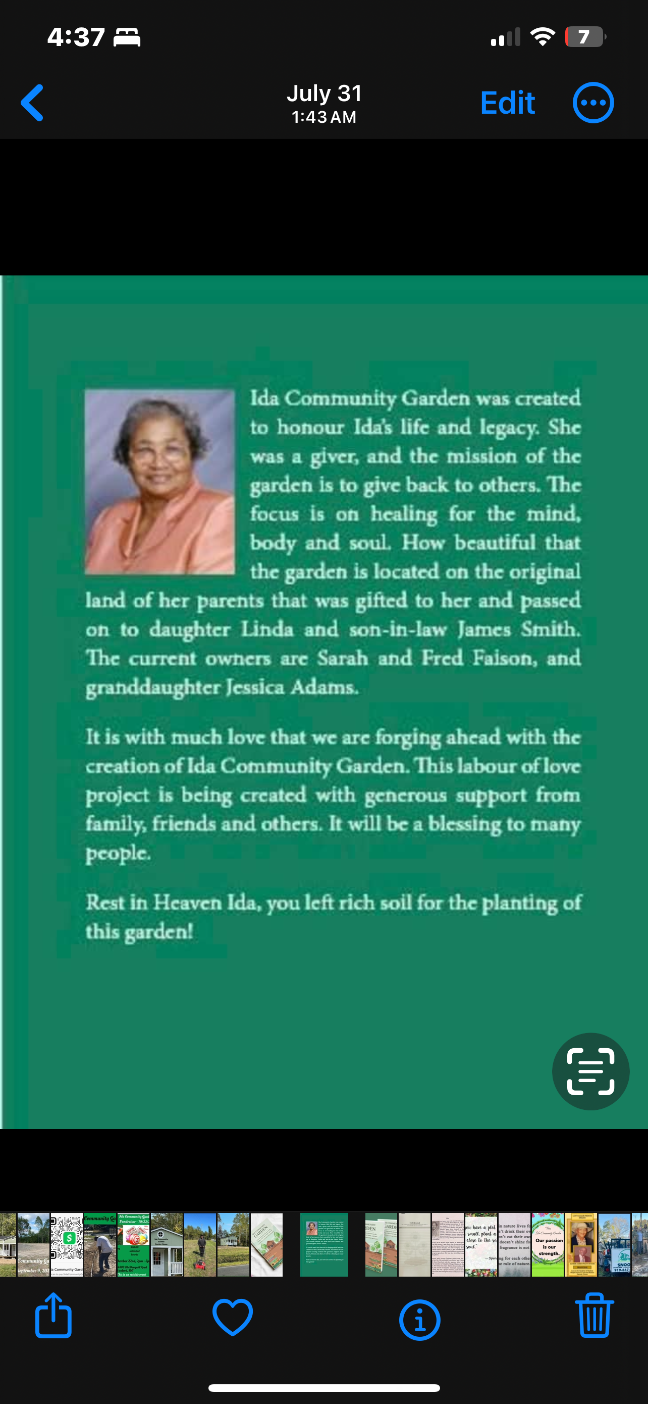 Ida Community Garden