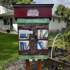 The Little Free Library at The Lewis - Clark State College Learning Garden